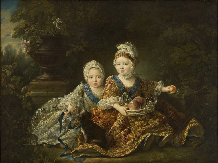 The Duke of Berry and the Count of Provence at the Time of Their Childhood